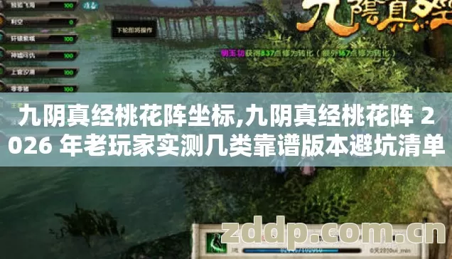 九阴真经桃花阵坐标,九阴真经桃花阵 2026 年老玩家实测几类靠谱版本避坑清单看完直接选? 九阴真经桃花阵坐标,九阴真经桃花阵 2026 年老玩家实测几类靠谱版本避坑清单看完直接选?