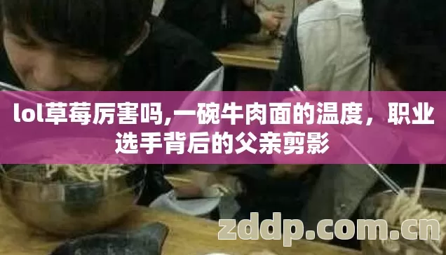 lol草莓厉害吗,一碗牛肉面的温度,职业选手背后的父亲剪影 lol草莓厉害吗,一碗牛肉面的温度,职业选手背后的父亲剪影