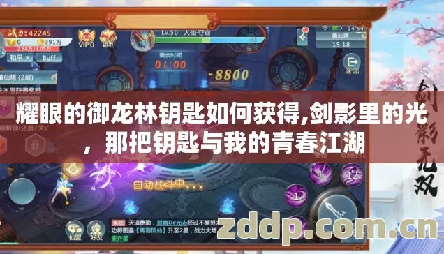 耀眼的御龙林钥匙如何获得,剑影里的光,那把钥匙与我的青春江湖 耀眼的御龙林钥匙如何获得,剑影里的光,那把钥匙与我的青春江湖