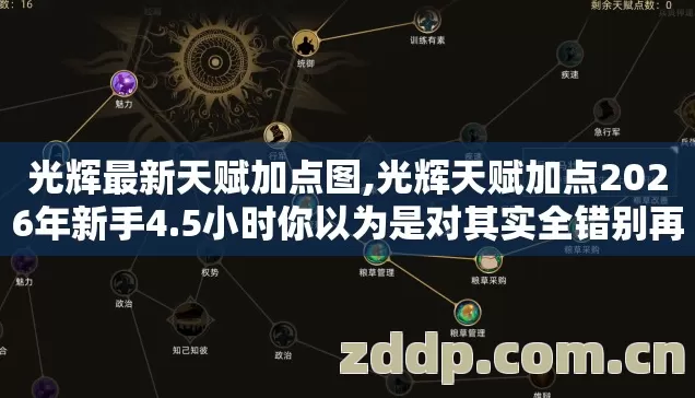 光辉最新天赋加点图,光辉天赋加点2026年新手4.5小时你以为是对其实全错别再踩这些大坑 光辉最新天赋加点图,光辉天赋加点2026年新手4.5小时你以为是对其实全错别再踩这些大坑