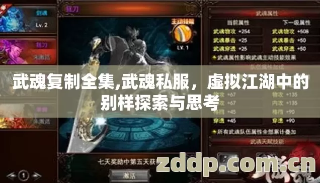 武魂复制全集,武魂私服，虚拟江湖中的别样探索与思考