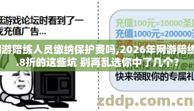 网游陪练人员缴纳保护费吗,2026年网游陪练6.8折的这些坑 别再乱选你中了几个？