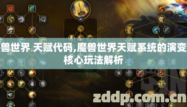 魔兽世界 天赋代码,魔兽世界天赋系统的演变与核心玩法解析