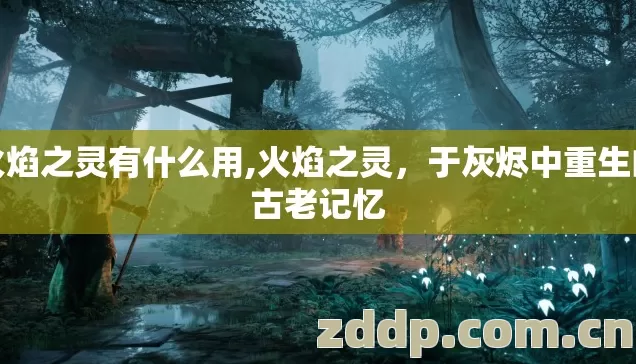 火焰之灵有什么用,火焰之灵,于灰烬中重生的古老记忆 火焰之灵有什么用,火焰之灵,于灰烬中重生的古老记忆