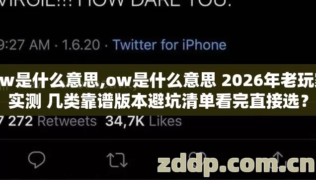 Ow是什么意思,ow是什么意思 2026年老玩家实测 几类靠谱版本避坑清单看完直接选? Ow是什么意思,ow是什么意思 2026年老玩家实测 几类靠谱版本避坑清单看完直接选?