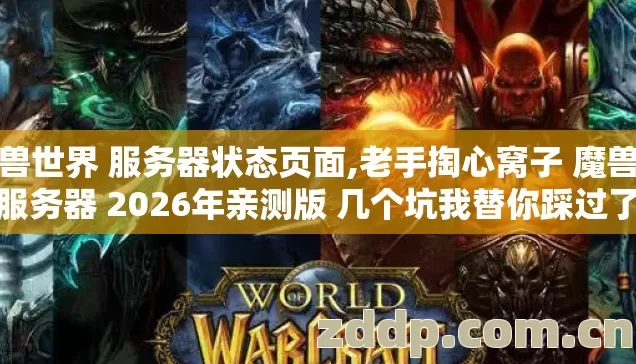魔兽世界 服务器状态页面,老手掏心窝子 魔兽世界服务器 2026年亲测版 几个坑我替你踩过了别再乱交学费 魔兽世界 服务器状态页面,老手掏心窝子 魔兽世界服务器 2026年亲测版 几个坑我替你踩过了别再乱交学费