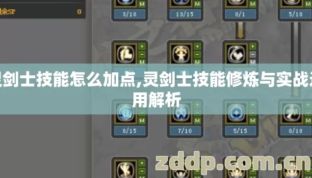 灵剑士技能怎么加点,灵剑士技能修炼与实战运用解析 灵剑士技能怎么加点,灵剑士技能修炼与实战运用解析