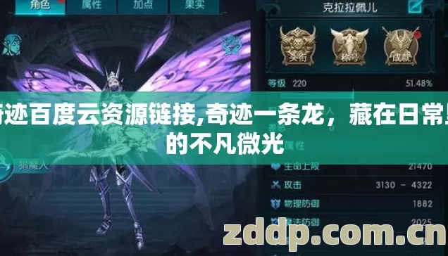 奇迹百度云资源链接,奇迹一条龙,藏在日常里的不凡微光 奇迹百度云资源链接,奇迹一条龙,藏在日常里的不凡微光