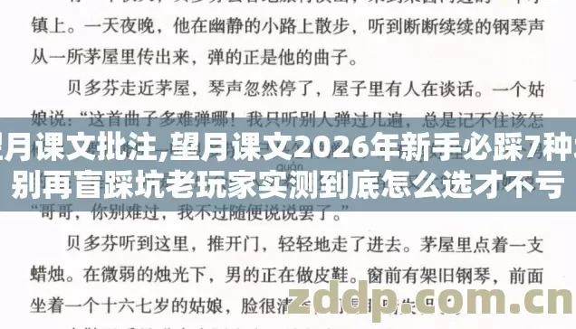 望月课文批注,望月课文2026年新手必踩7种坑别再盲踩坑老玩家实测到底怎么选才不亏 望月课文批注,望月课文2026年新手必踩7种坑别再盲踩坑老玩家实测到底怎么选才不亏