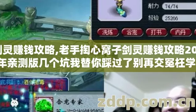 剑灵赚钱攻略,老手掏心窝子剑灵赚钱攻略2026年亲测版几个坑我替你踩过了别再交冤枉学费 剑灵赚钱攻略,老手掏心窝子剑灵赚钱攻略2026年亲测版几个坑我替你踩过了别再交冤枉学费