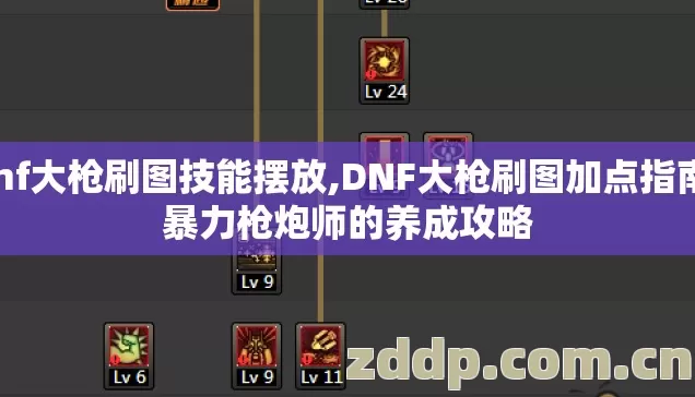 dnf大枪刷图技能摆放,DNF大枪刷图加点指南，暴力枪炮师的养成攻略