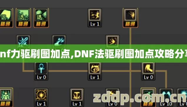 dnf力驱刷图加点,DNF法驱刷图加点攻略分享