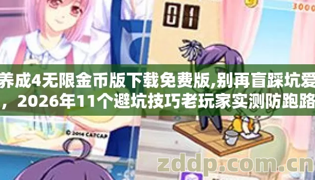 爱养成4无限金币版下载免费版,别再盲踩坑爱养成，2026年11个避坑技巧老玩家实测防跑路指南看完直接选