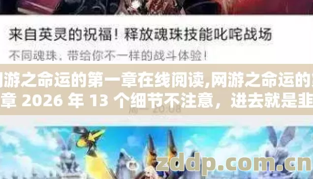 网游之命运的第一章在线阅读,网游之命运的第一章 2026 年 13 个细节不注意,进去就是韭菜? 网游之命运的第一章在线阅读,网游之命运的第一章 2026 年 13 个细节不注意,进去就是韭菜?