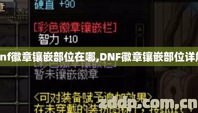 dnf徽章镶嵌部位在哪,DNF徽章镶嵌部位详解 dnf徽章镶嵌部位在哪,DNF徽章镶嵌部位详解