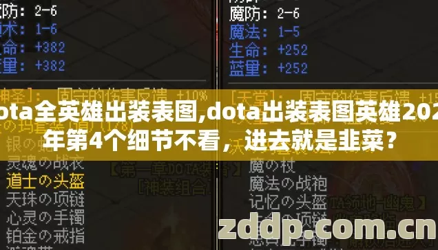 dota全英雄出装表图,dota出装表图英雄2026年第4个细节不看,进去就是韭菜? dota全英雄出装表图,dota出装表图英雄2026年第4个细节不看,进去就是韭菜?
