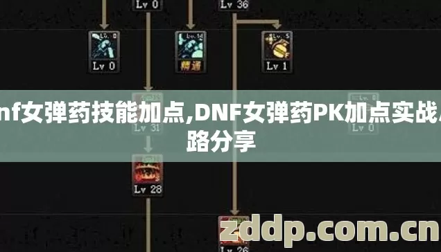 dnf女弹药技能加点,DNF女弹药PK加点实战思路分享 dnf女弹药技能加点,DNF女弹药PK加点实战思路分享