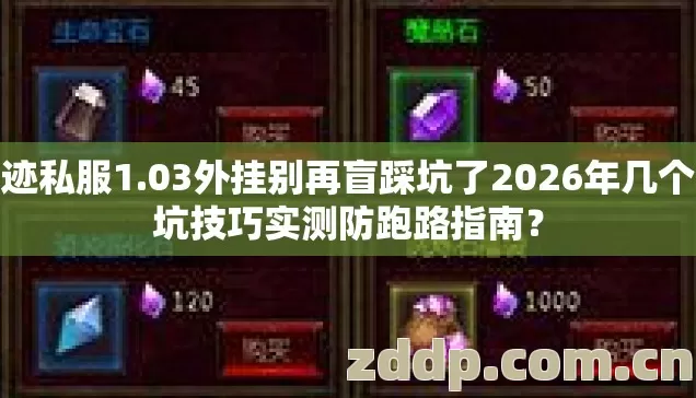 奇迹私服1.03外挂别再盲踩坑了2026年几个避坑技巧实测防跑路指南? 奇迹私服1.03外挂别再盲踩坑了2026年几个避坑技巧实测防跑路指南?