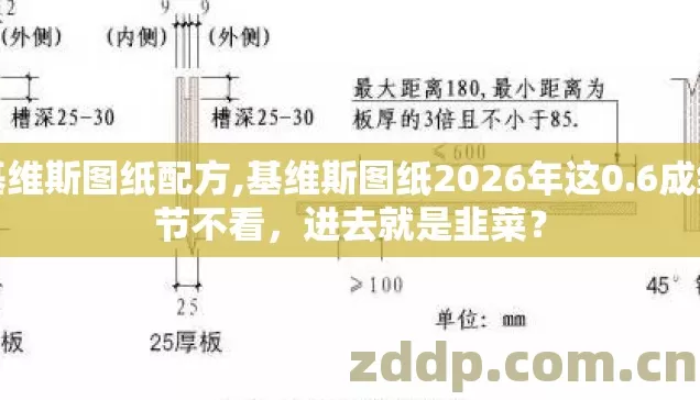 基维斯图纸配方,基维斯图纸2026年这0.6成细节不看,进去就是韭菜? 基维斯图纸配方,基维斯图纸2026年这0.6成细节不看,进去就是韭菜?
