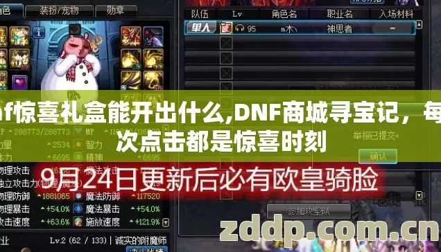 dnf惊喜礼盒能开出什么,DNF商城寻宝记,每一次点击都是惊喜时刻 dnf惊喜礼盒能开出什么,DNF商城寻宝记,每一次点击都是惊喜时刻