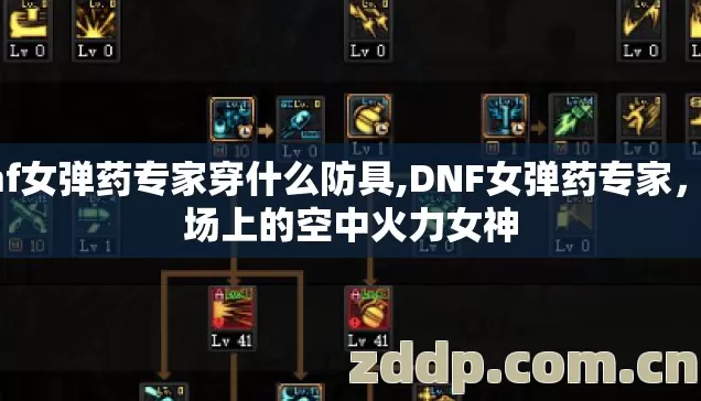 dnf女弹药专家穿什么防具,DNF女弹药专家，战场上的空中火力女神