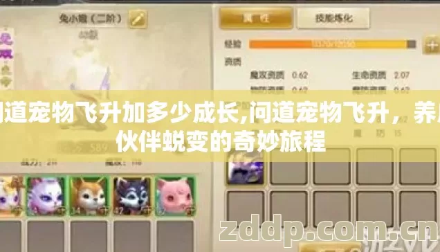 问道宠物飞升加多少成长,问道宠物飞升,养成伙伴蜕变的奇妙旅程 问道宠物飞升加多少成长,问道宠物飞升,养成伙伴蜕变的奇妙旅程
