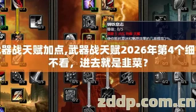 武器战天赋加点,武器战天赋2026年第4个细节不看,进去就是韭菜? 武器战天赋加点,武器战天赋2026年第4个细节不看,进去就是韭菜?