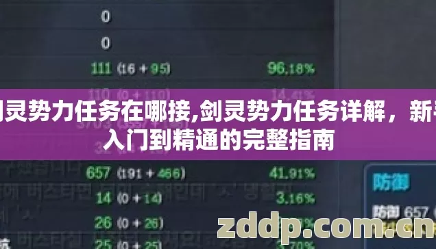 剑灵势力任务在哪接,剑灵势力任务详解,新手入门到精通的完整指南 剑灵势力任务在哪接,剑灵势力任务详解,新手入门到精通的完整指南