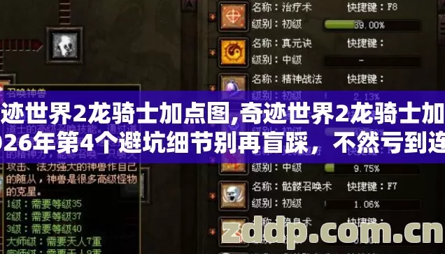 奇迹世界2龙骑士加点图,奇迹世界2龙骑士加点2026年第4个避坑细节别再盲踩,不然亏到连新手村都出不去 奇迹世界2龙骑士加点图,奇迹世界2龙骑士加点2026年第4个避坑细节别再盲踩,不然亏到连新手村都出不去