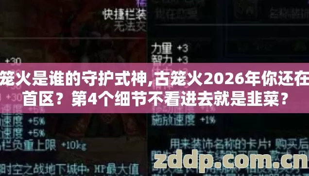 古笼火是谁的守护式神,古笼火2026年你还在选首区？第4个细节不看进去就是韭菜？