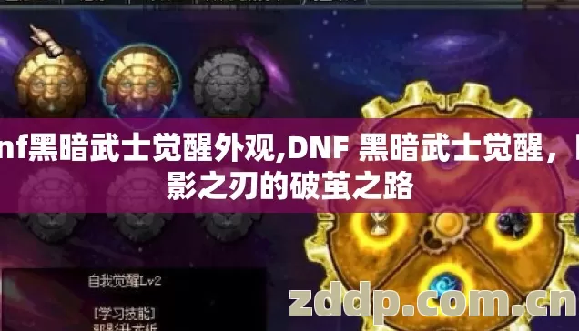 dnf黑暗武士觉醒外观,DNF 黑暗武士觉醒,暗影之刃的破茧之路 dnf黑暗武士觉醒外观,DNF 黑暗武士觉醒,暗影之刃的破茧之路