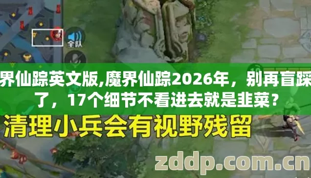魔界仙踪英文版,魔界仙踪2026年，别再盲踩坑了，17个细节不看进去就是韭菜？