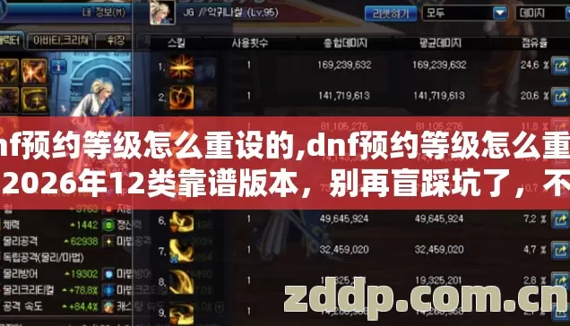 dnf预约等级怎么重设的,dnf预约等级怎么重设,2026年12类靠谱版本,别再盲踩坑了,不看亏大了? dnf预约等级怎么重设的,dnf预约等级怎么重设,2026年12类靠谱版本,别再盲踩坑了,不看亏大了?