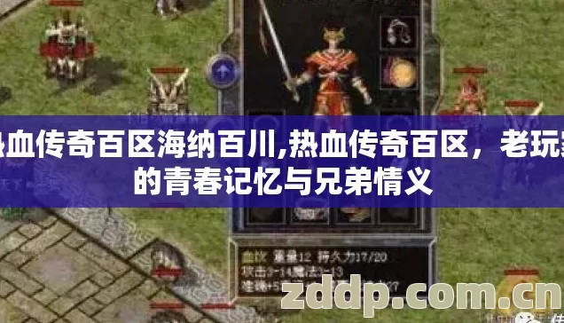 热血传奇百区海纳百川,热血传奇百区，老玩家的青春记忆与兄弟情义