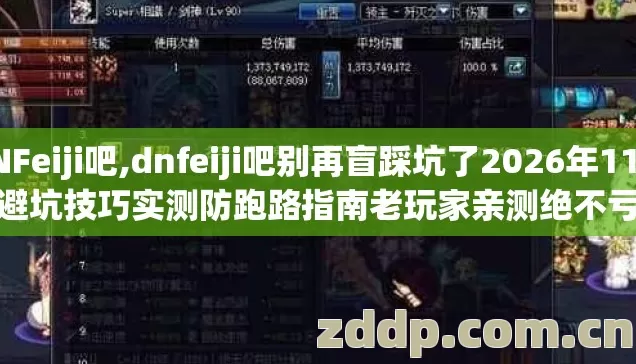 DNFeiji吧,dnfeiji吧别再盲踩坑了2026年11个避坑技巧实测防跑路指南老玩家亲测绝不亏