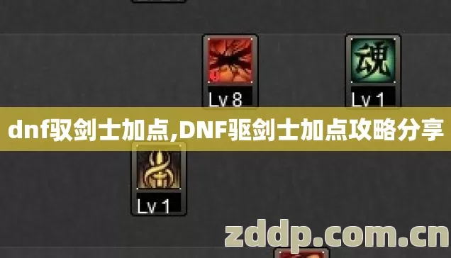 dnf驭剑士加点,DNF驱剑士加点攻略分享