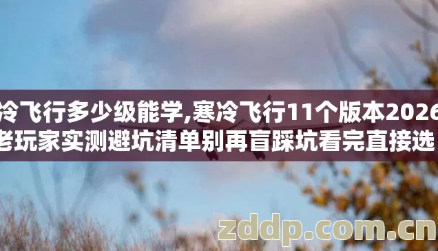 寒冷飞行多少级能学,寒冷飞行11个版本2026年老玩家实测避坑清单别再盲踩坑看完直接选? 寒冷飞行多少级能学,寒冷飞行11个版本2026年老玩家实测避坑清单别再盲踩坑看完直接选?