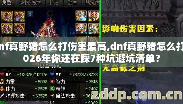 dnf真野猪怎么打伤害最高,dnf真野猪怎么打2026年你还在踩7种坑避坑清单? dnf真野猪怎么打伤害最高,dnf真野猪怎么打2026年你还在踩7种坑避坑清单?