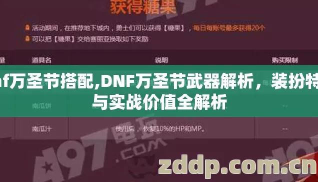 dnf万圣节搭配,DNF万圣节武器解析,装扮特效与实战价值全解析 dnf万圣节搭配,DNF万圣节武器解析,装扮特效与实战价值全解析