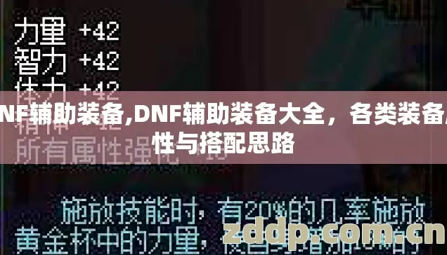DNF辅助装备,DNF辅助装备大全,各类装备属性与搭配思路 DNF辅助装备,DNF辅助装备大全,各类装备属性与搭配思路