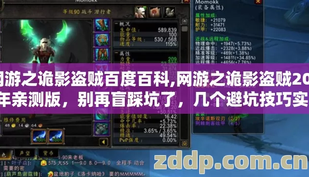 网游之诡影盗贼百度百科,网游之诡影盗贼2026年亲测版，别再盲踩坑了，几个避坑技巧实测防跑路指南？