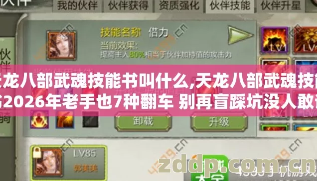 天龙八部武魂技能书叫什么,天龙八部武魂技能书2026年老手也7种翻车 别再盲踩坑没人敢说真相