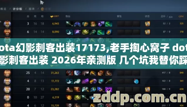 dota幻影刺客出装17173,老手掏心窝子 dota幻影刺客出装 2026年亲测版 几个坑我替你踩过别再交学费 dota幻影刺客出装17173,老手掏心窝子 dota幻影刺客出装 2026年亲测版 几个坑我替你踩过别再交学费