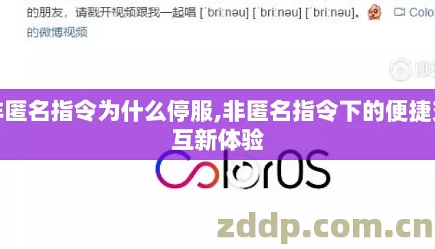 非匿名指令为什么停服,非匿名指令下的便捷交互新体验