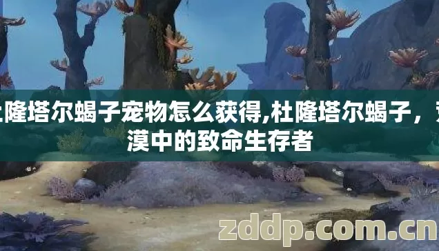 杜隆塔尔蝎子宠物怎么获得,杜隆塔尔蝎子,荒漠中的致命生存者 杜隆塔尔蝎子宠物怎么获得,杜隆塔尔蝎子,荒漠中的致命生存者