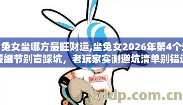 属兔女坐哪方最旺财运,坐兔女2026年第4个选服细节别盲踩坑,老玩家实测避坑清单别错过 属兔女坐哪方最旺财运,坐兔女2026年第4个选服细节别盲踩坑,老玩家实测避坑清单别错过